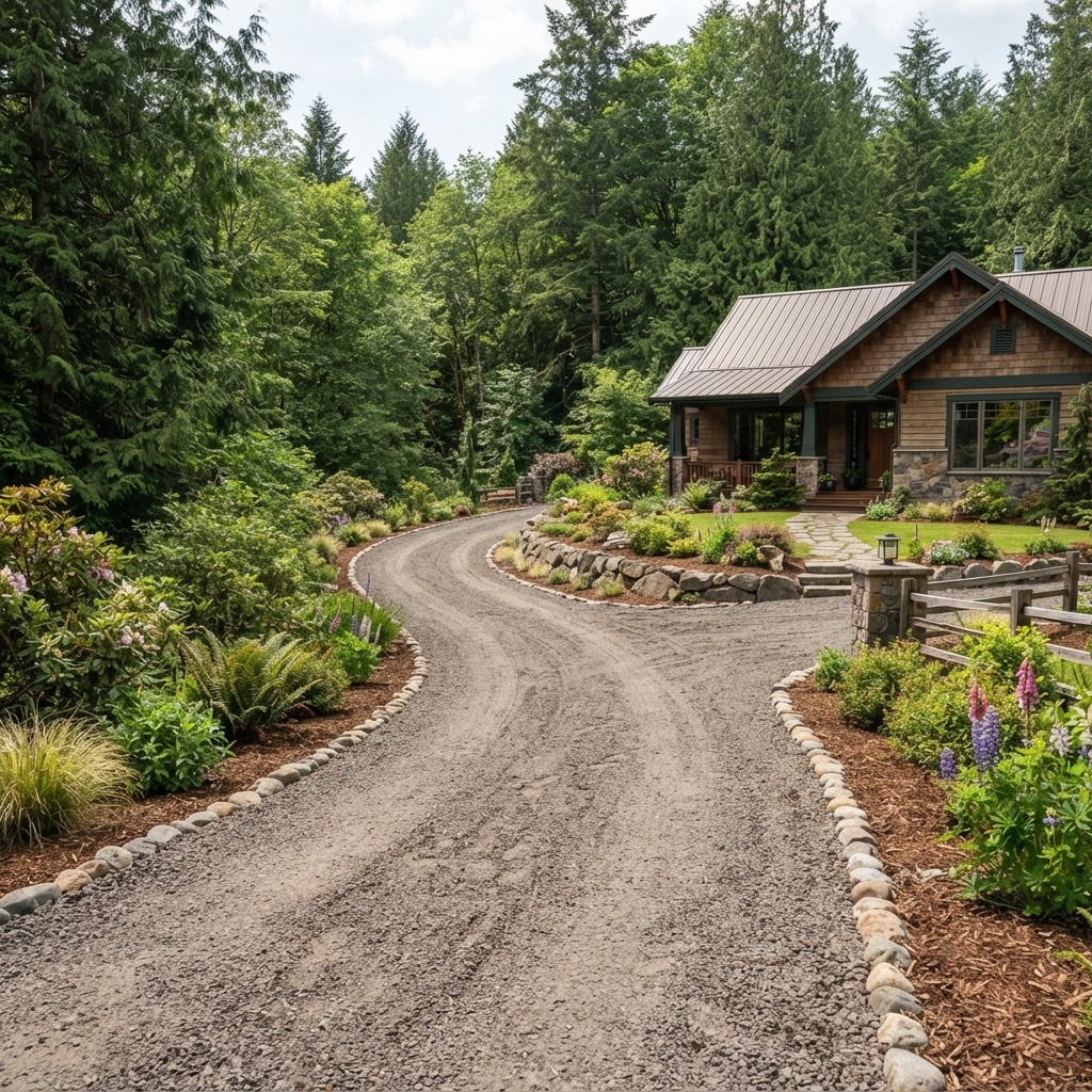 Driveways, Pads & Parking Areas project by Shore Pine Land Services