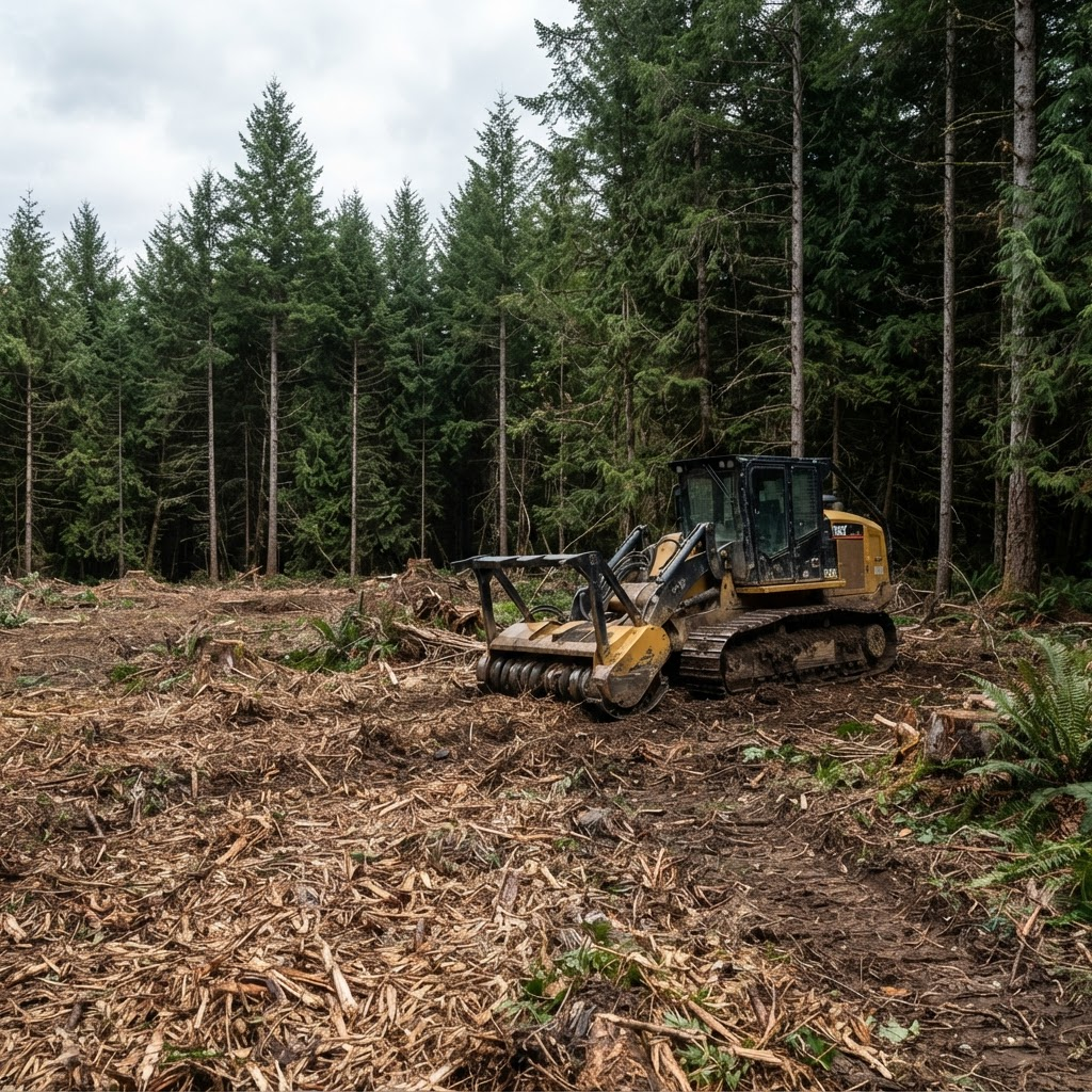 Land Clearing & Vegetation Control project by Shore Pine Land Services